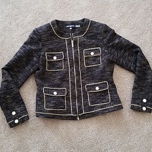 Karl Lagerfeld jacket black and gold